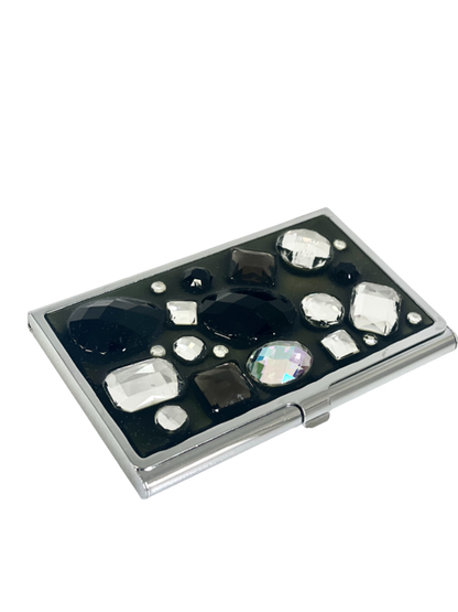 113C - Stone Deco Business Card Holder