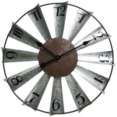 Windmill Wall Clock 60x4.5cm