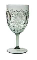 11Gr - Acrylic Wine Glass Scollop: Sage Green -  Shes Back For Summer 25/26!!