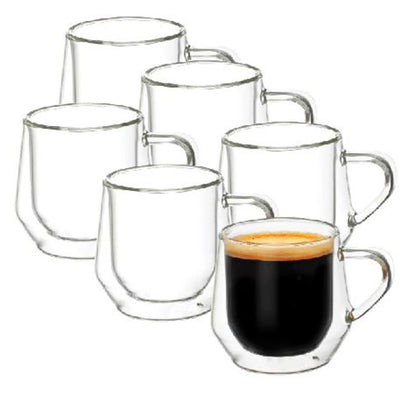 Capri Double Wall Glass 250ml - Set of 6