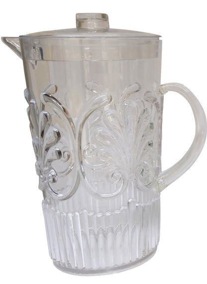 12Cl - Acrylic Scollop Des Pitcher: Clear -Shes Coming Back For Summer 2026