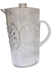 12Cl - Acrylic Scollop Des Pitcher: Clear -Shes Coming Back For Summer 2026
