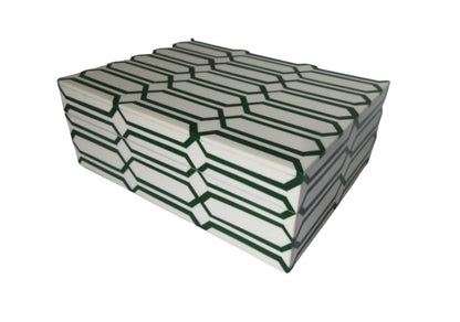 130B Resin Decor Box Moss Green Links Small