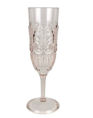 13Pink - Acrylic Scallop Champagne Glass Pink