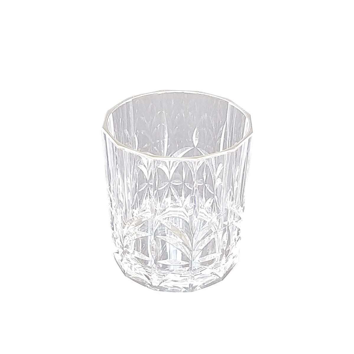 13Tc - Acrylic Crystal Cut Tumbler: Clear