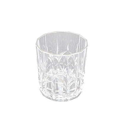 13Tc - Acrylic Crystal Cut Tumbler: Clear