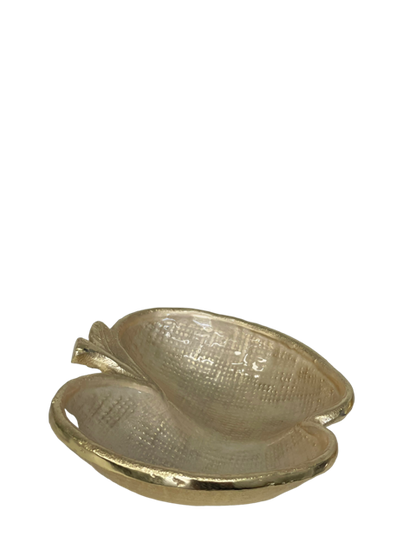 149M - Apple Dish Pearl Enamel 14Cm