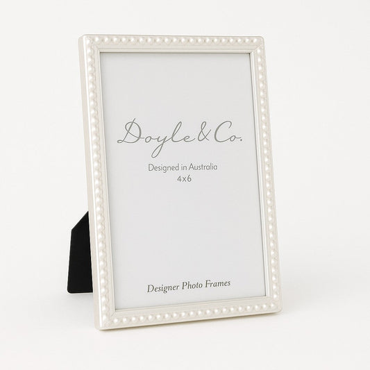 152B Punch Dotted Frame:Silver 4 X 6"