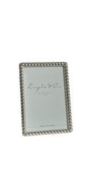152N Silver Twist Braid Frame 4X6