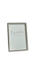 152P Silver Twist Braid Frame 5X7