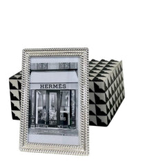 152F - Silver Plated Double Twist Frame 4X6