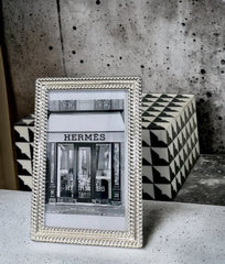 152G - Silver Plated Double Twist Frame 5X7