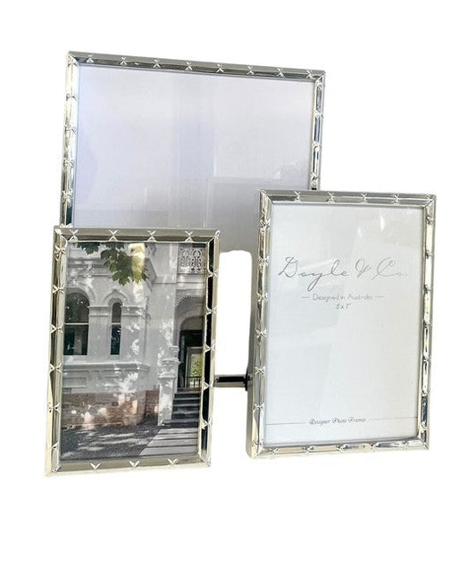 153M Paloma Silver Multi Cross Frame 4X6