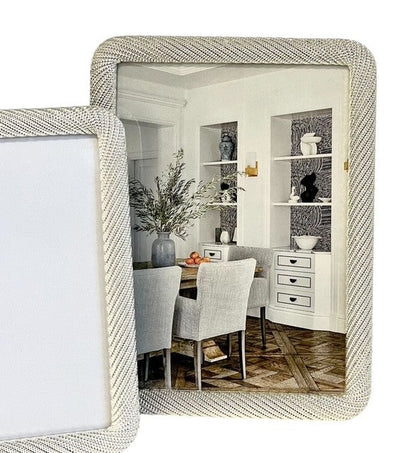 153V Ascot Silver Frosted Swirl Frame 5X7