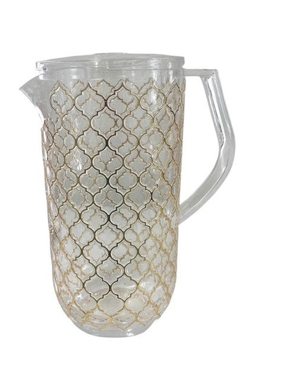 15F - Gold Lattice Style Water Jug