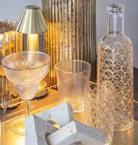 15D - Gold Lattice Style Tumbler