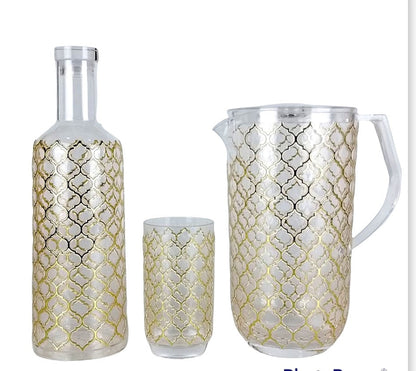15D - Gold Lattice Style Tumbler