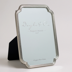 161J Curved Edge Dante Silver Frame 5X7