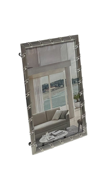 161S Paloma Criss Cross Nickle Frame 5X7