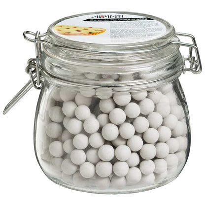 Ceramic Pie Weights in Glass Jar - 600g