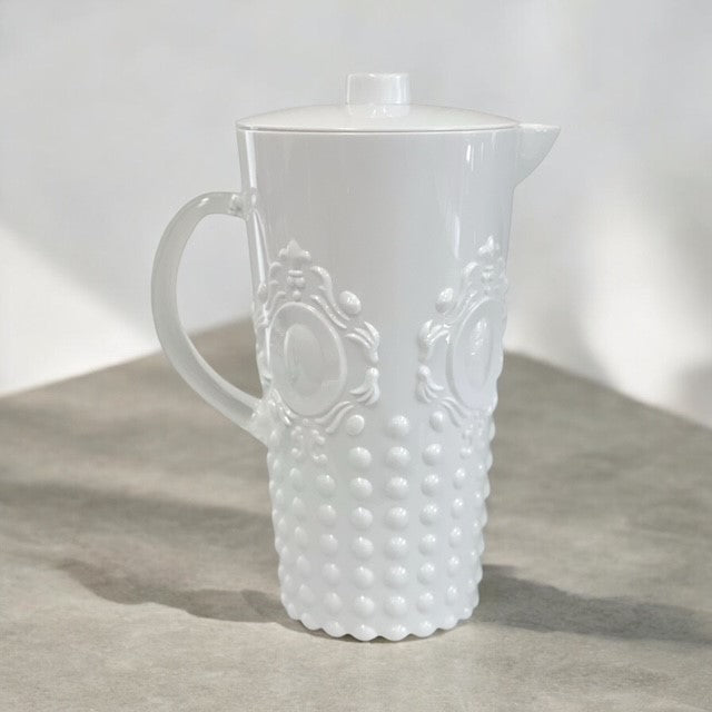 16Wh - White Opaque Gemstone Water Jug