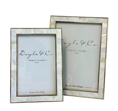 174C Mother Of Pearl/Gold Plated Frame 4X6