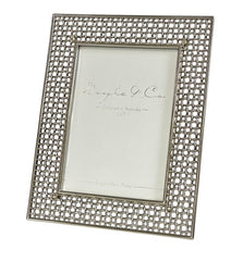 174S Open Weave Silver Raffles Frame 5X7