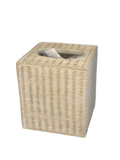 176T - Rattan Weave Tissue Box
