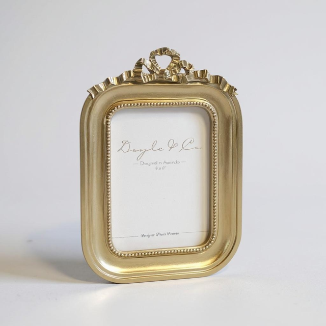 180J Bella Gold Foil Ribbon Frame 4X6"