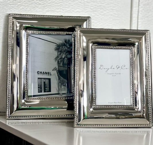 184A - Victoria Double Bead Nickel Frame 4X6 - Last Few !!