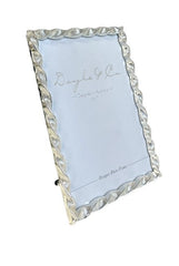 189F Silver Textured Twirl Frame 4X6