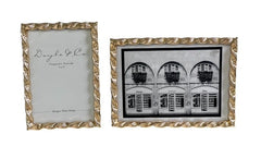 189J Gold Textured Twirl Frame 5X7