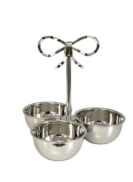 192D 3-Nut Dish W/Bow