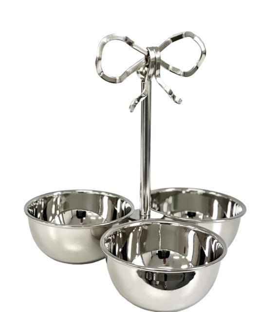 192D 3-Nut Dish W/Bow