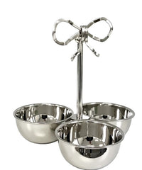 192D 3-Nut Dish W/Bow