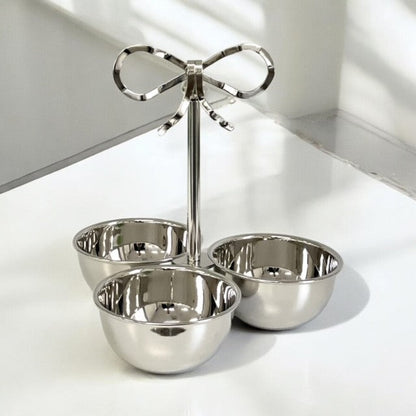 192D 3-Nut Dish W/Bow