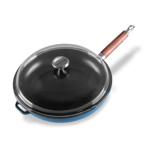 Saute Pan with Glass Lid - Sky Blue