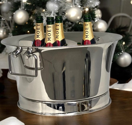 195Q Single Wall Large Logo Party Tub