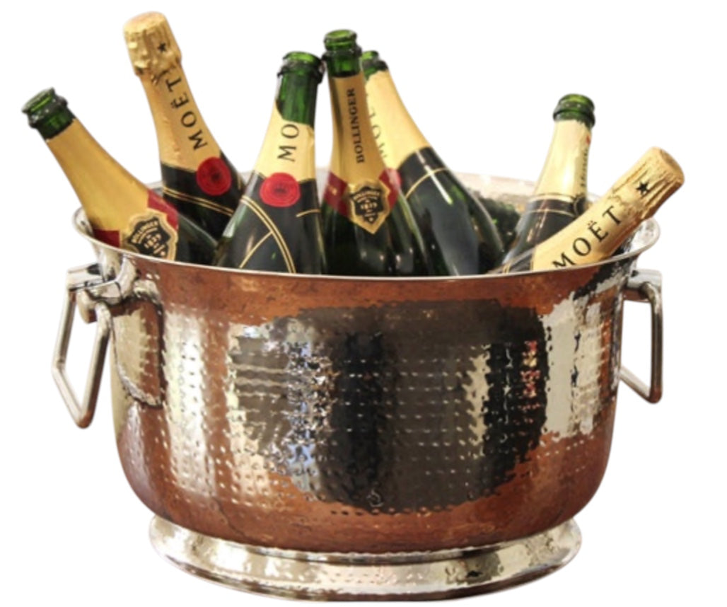 195A S/Steel Single Wall Hammered Tub Bucket