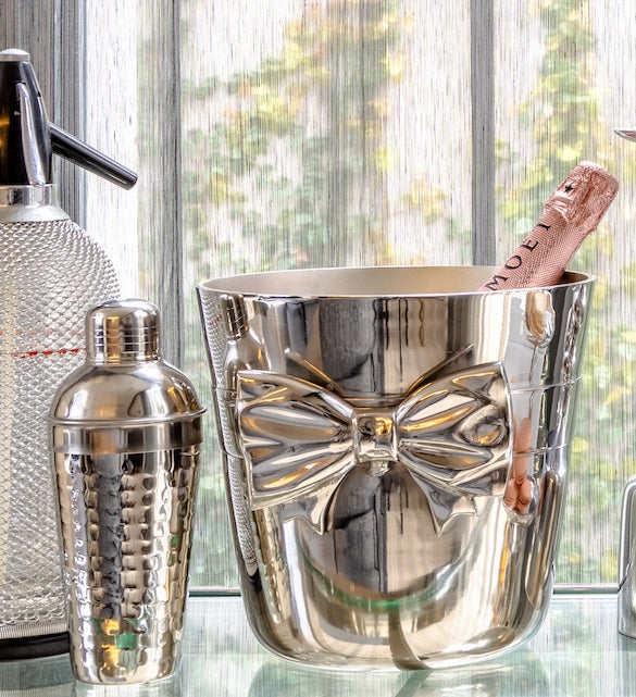 197F - Cocktail Shaker Stainless Hammered