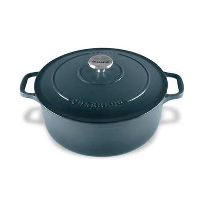 Chasseur ROUND FRENCH OVEN - LIQUORICE BLUE - 26cm/5L