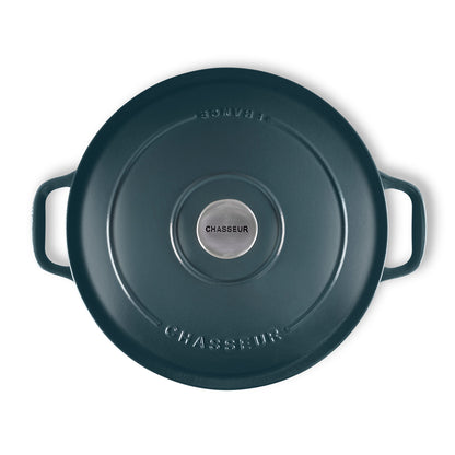 Chasseur ROUND FRENCH OVEN - LIQUORICE BLUE - 26cm/5L