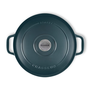 Chasseur ROUND FRENCH OVEN - LIQUORICE BLUE - 26cm/5L