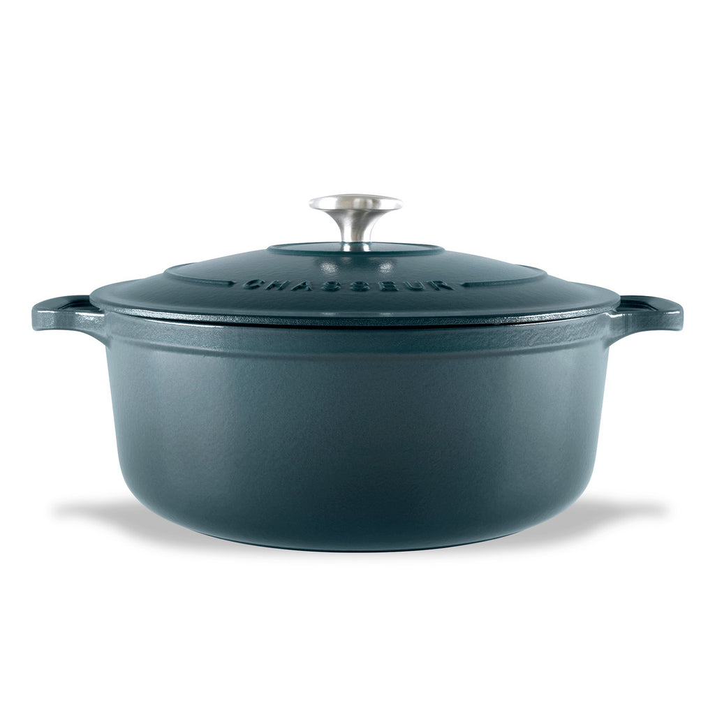 Chasseur ROUND FRENCH OVEN LIQUORICE BLUE - 28cm/6.1L