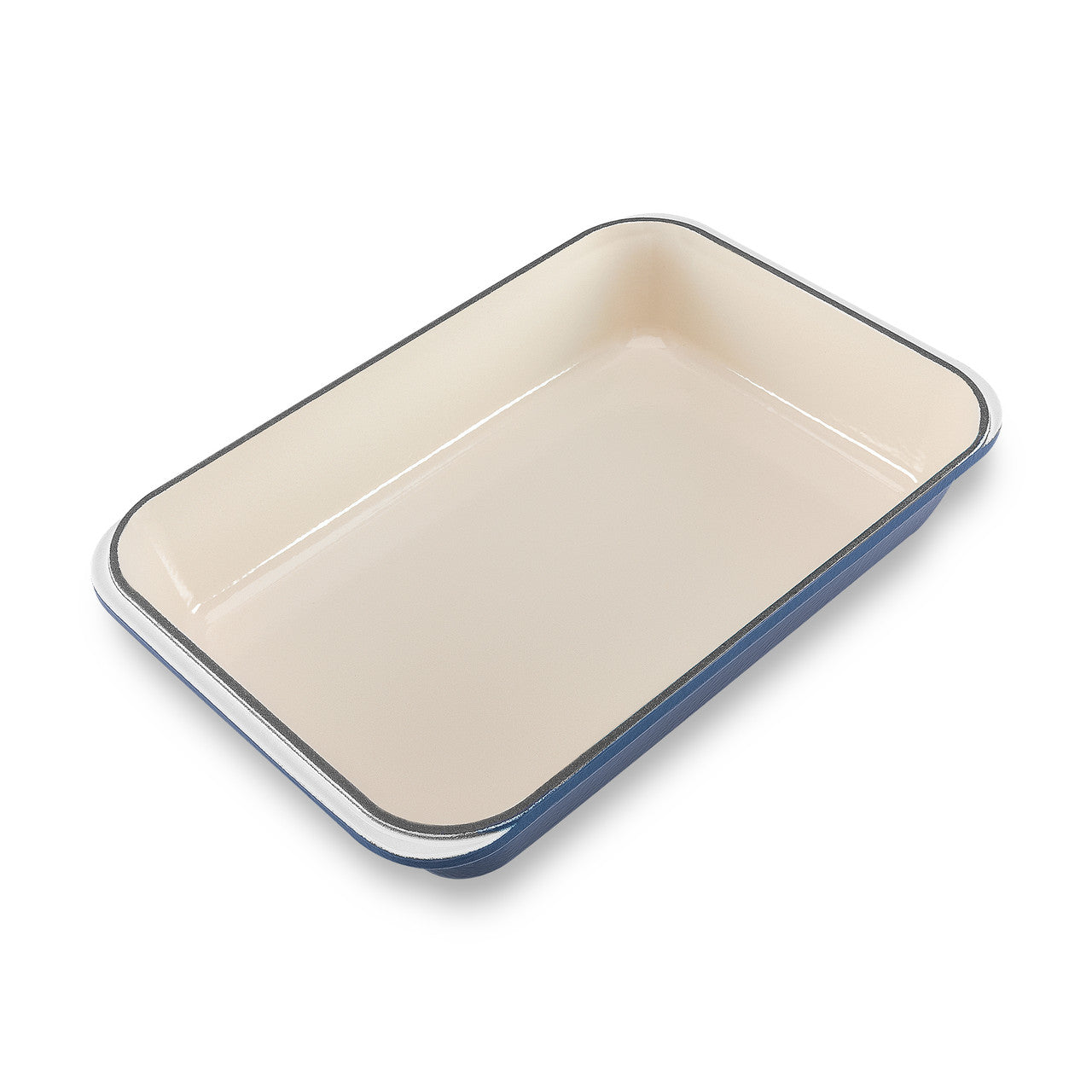 Chasseur RECTANGULAR ROASTING PAN - LIQUORICE BLUE -40 X 26CM