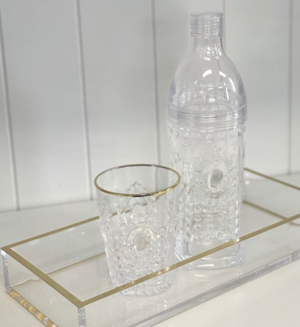 19B - Gem Style Water Bottle : Cocktails/H2O