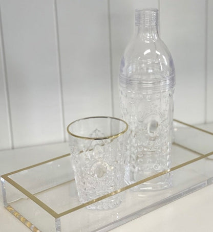 19B - Gem Style Water Bottle : Cocktails/H2O