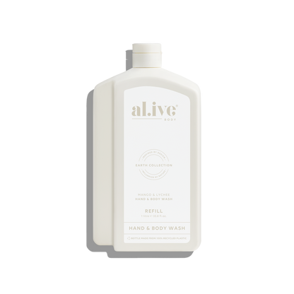 Mango & Lychee Hand & Body Wash Refill Pouch 1L