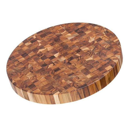 Butcher Block Circular Cutting & Serving Board 303