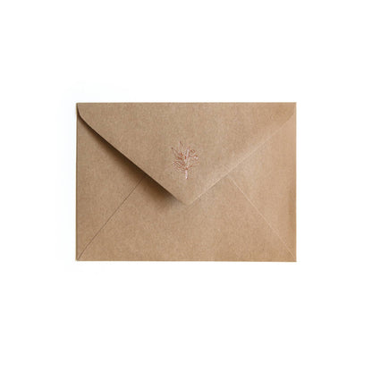 Florist Bouquet In Rust - Card